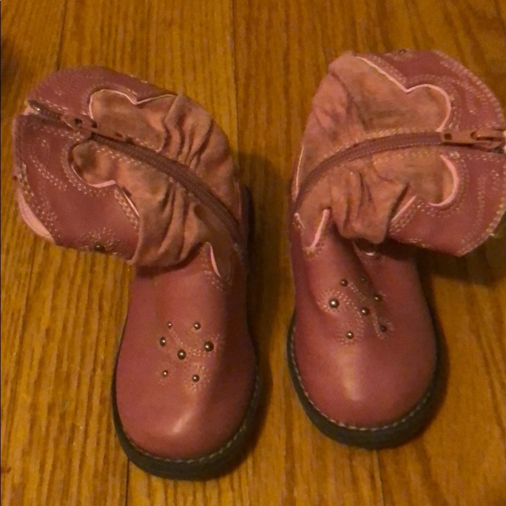 Girls Pink Boots